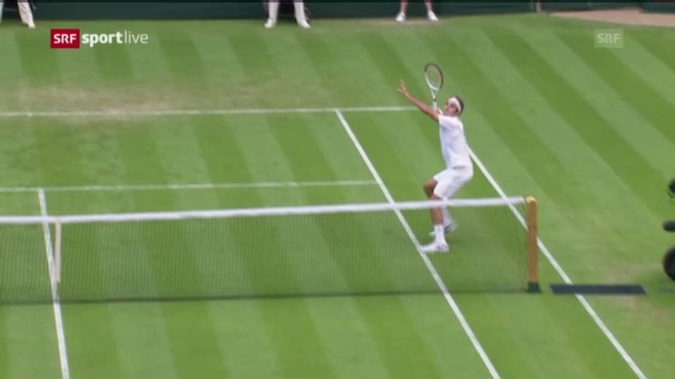 Aus dem Archiv: Federer unterliegt Stachowski 2013 in Wimbledon