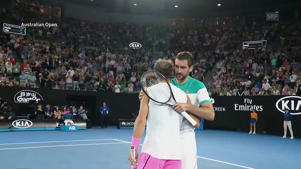 Nadal - Cilic: Die Live-Highlights