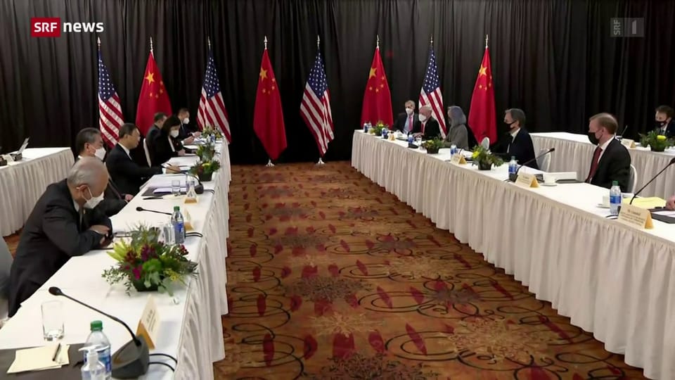 Treffen USA und China in Zürich
