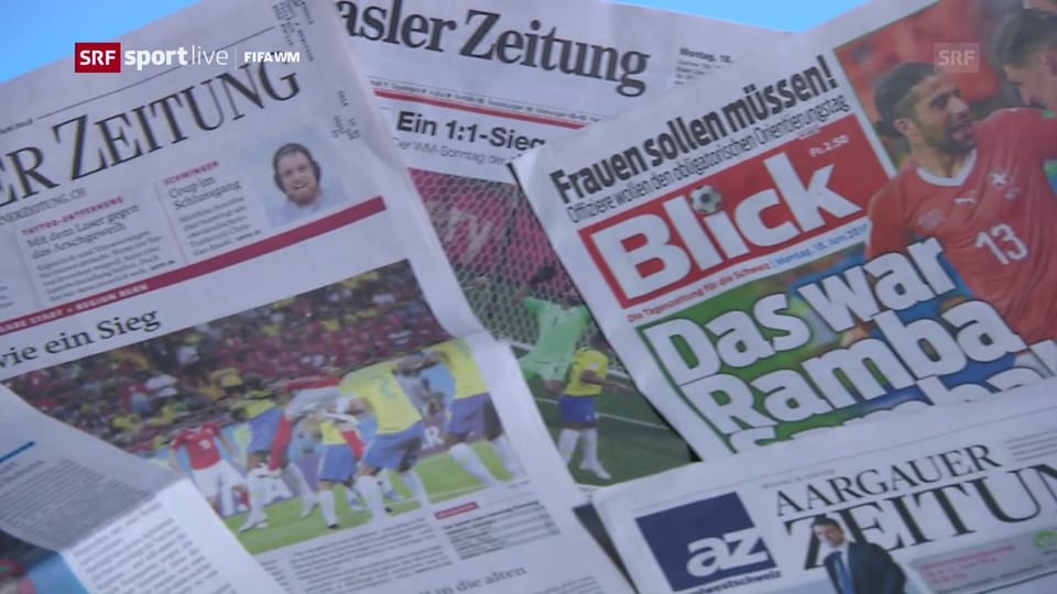 Die Presse über den Schweizer WM-Auftakt