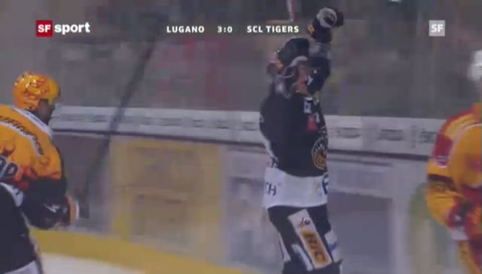 Patrice Bergerons Einstand für den HC Lugano