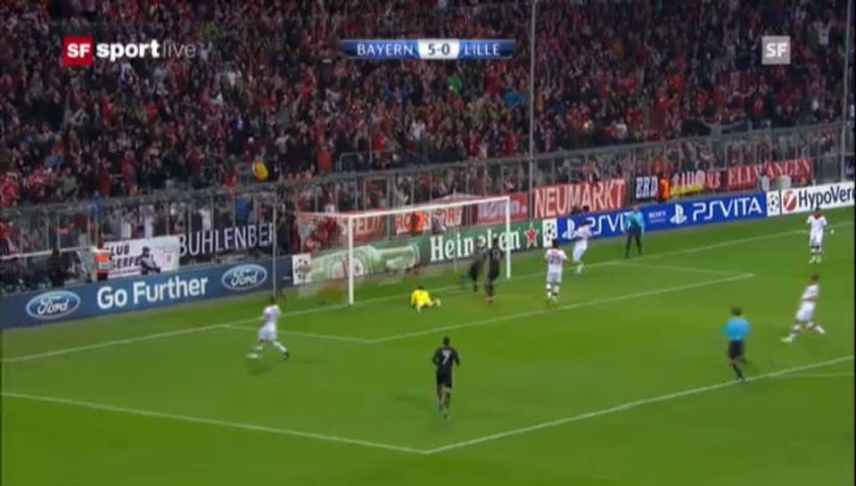 Gruppenspiel: Bayern - Lille (6:1)