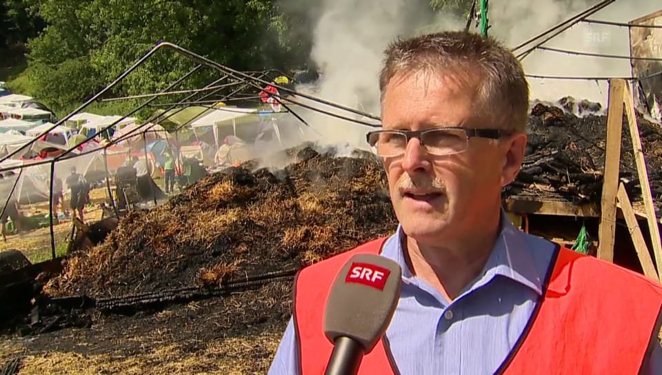 Die Kantonspolizei informiert über den Brand