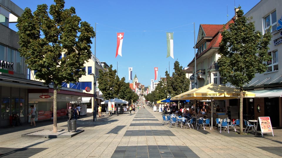 Die Bahnhofstrasse in Wil soll fürs Einkaufen attraktiver werden.