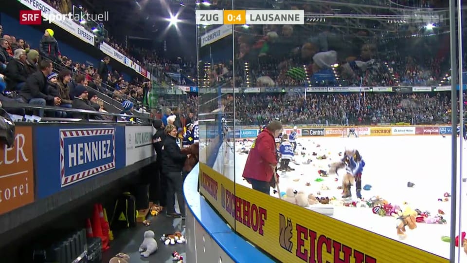 Eishockey: Zug - Lausanne