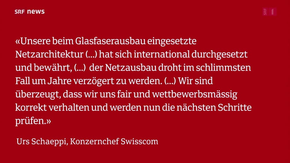 Aus dem Archiv: Bundesverwaltungsgericht lehnt Swisscom-Beschwerde ab