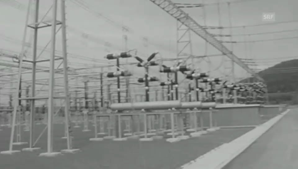 Einweihung der internationalen Elektrizitäts-Schaltanlage (1968) 