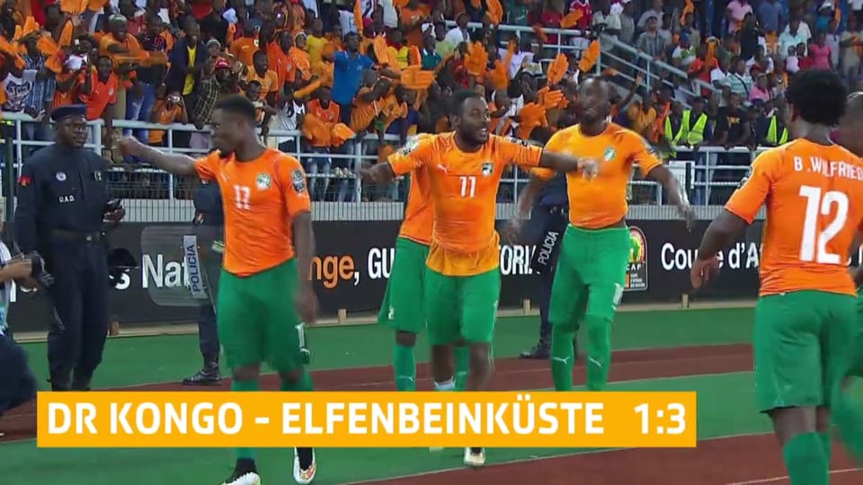 Elfenbeinküste zieht in den Final ein («Vail live»)