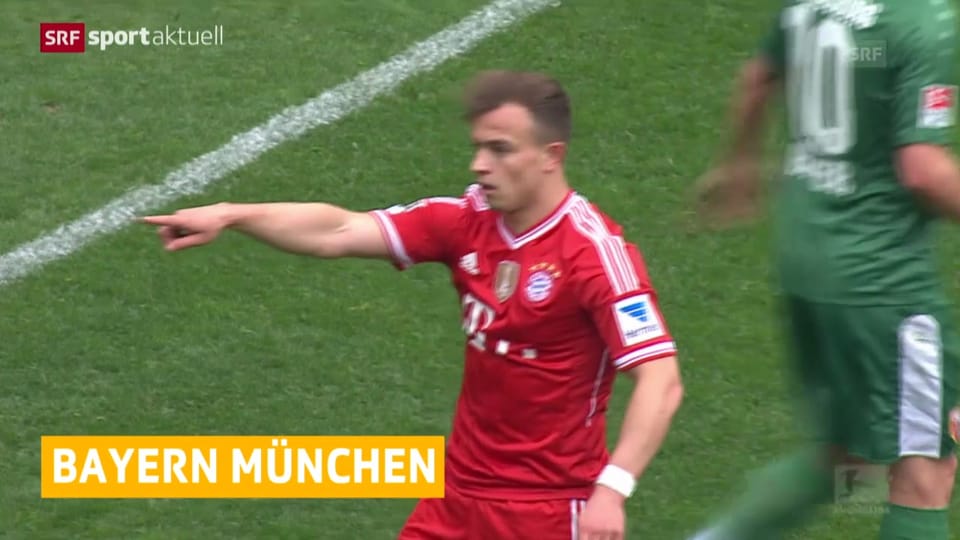 Shaqiri verletzt sich bei Bayern-Niederlage (sportaktuell, 5.4.2014)