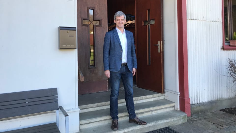 Pfarrer Stefan Fischer freut sich auf neue Kirche