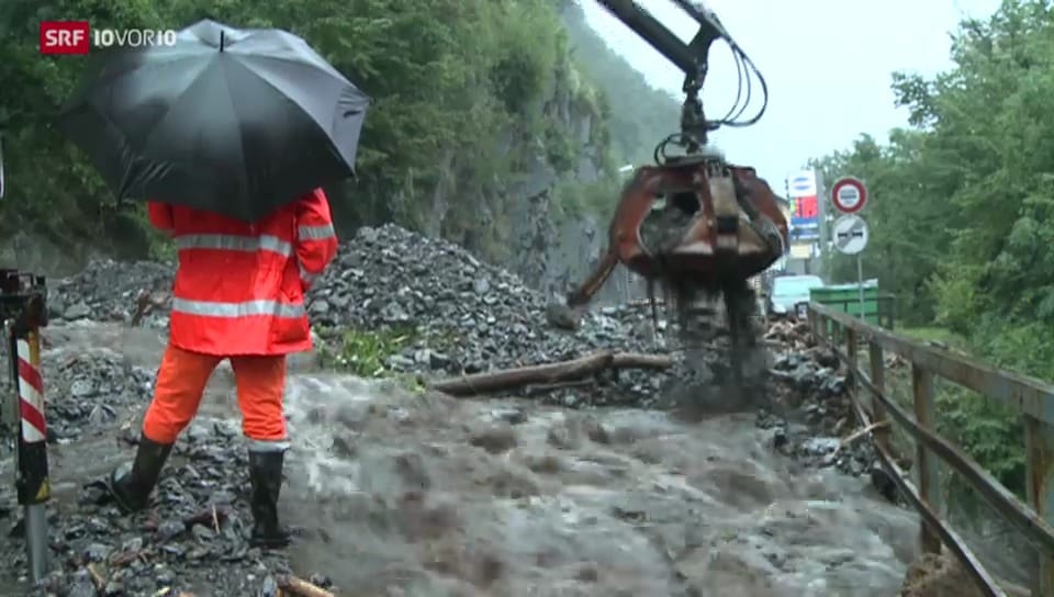 So zerstörte das Wasser die Schweiz