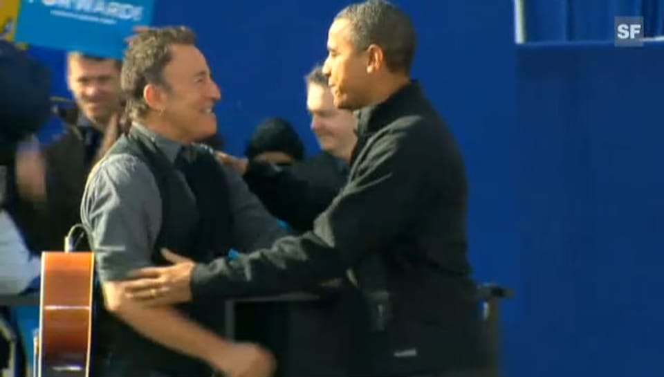 Bruce Springsteen singt für Obama