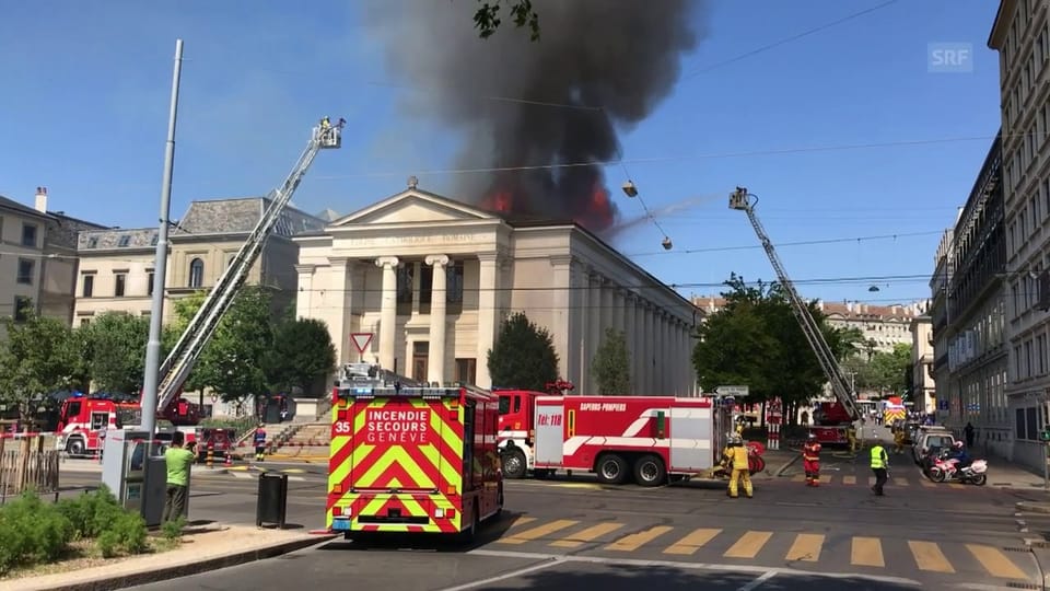 Brand in der Kirche Sacré-Coeur in Genf