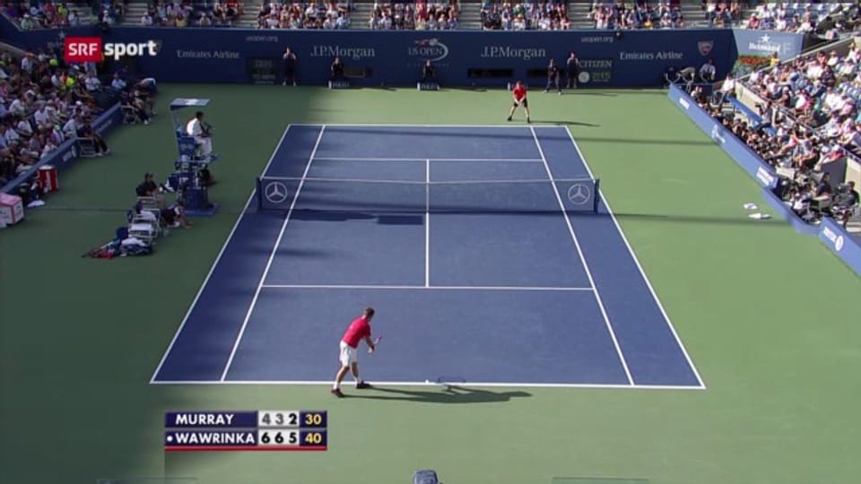 Tennis: US Open, Wawrinka -Murray («sportaktuell»)