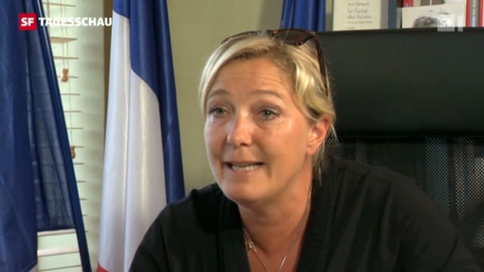 Marine le Pen wirbt um die SVP