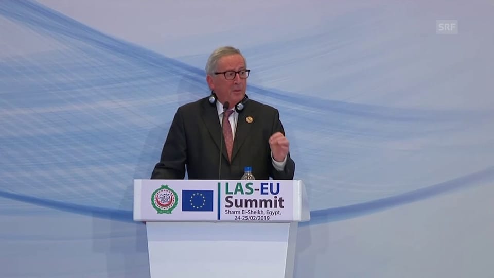 Jean-Claude Juncker: «Es stimmt nicht, dass wir nicht über Menschenrechte gesprochen haben.»