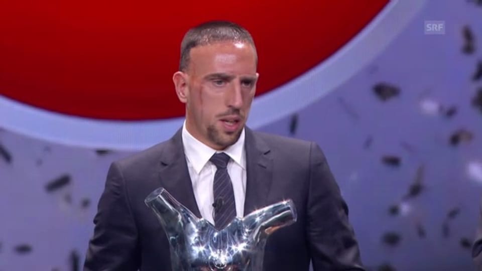 Wahl von Ribéry zu Europas Fussballer des Jahres (29.08.2013)