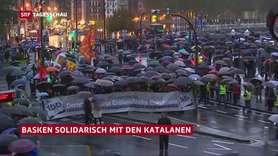 Baskenland solidarisch mit Katalonien