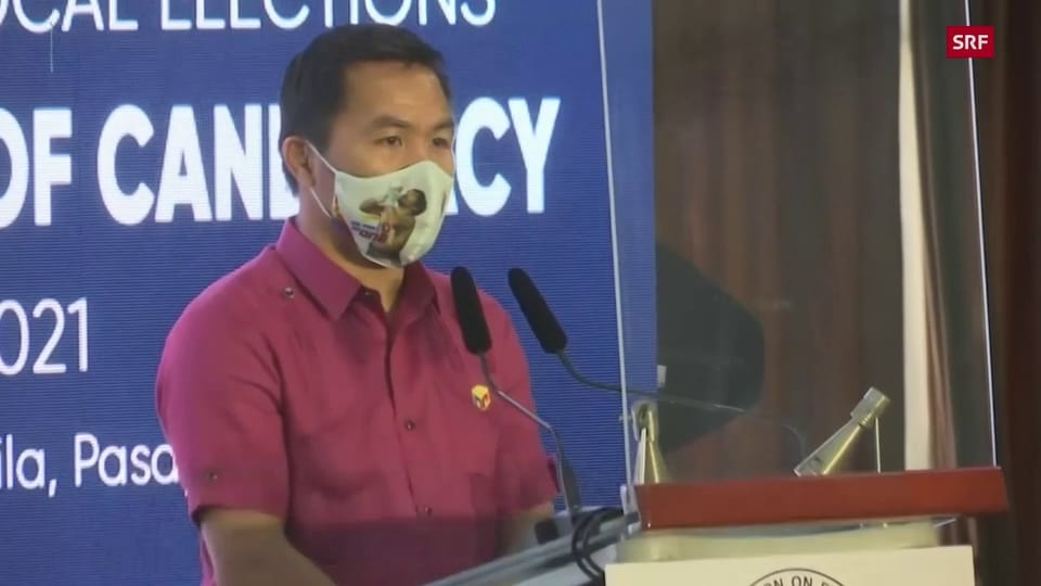 Pacquiao: «Ich kandidiere für das philippinische Volk» (engl. UT)