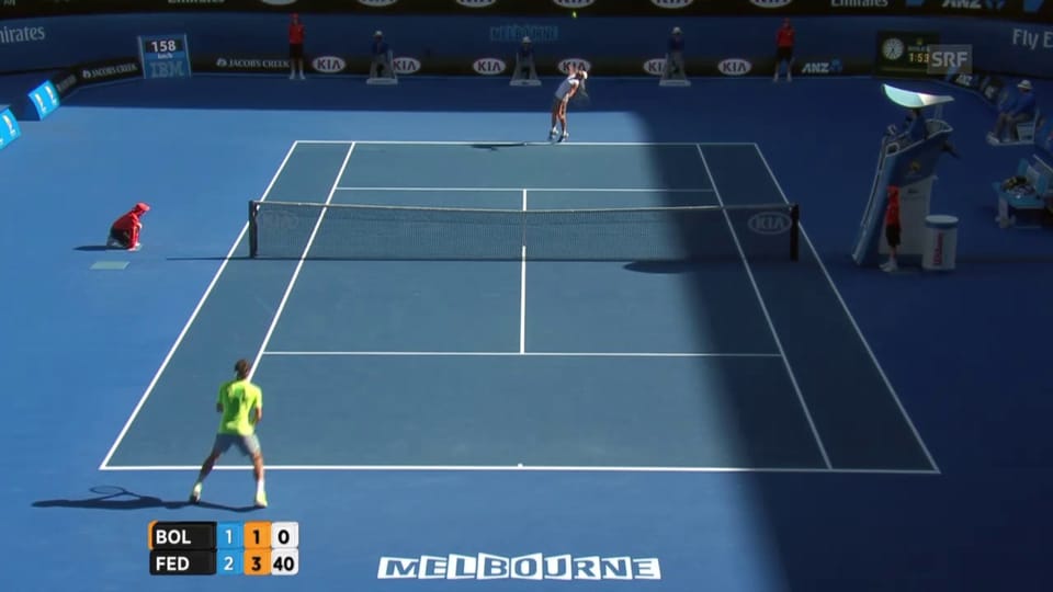 Federer - Bolelli: Die Live-Highlights
