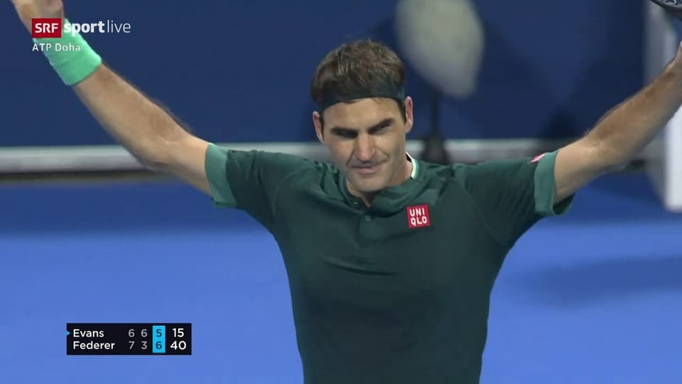 Die besten Punkte bei Federers Comeback-Sieg