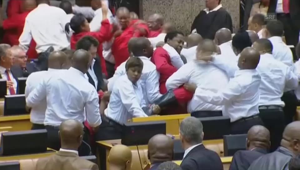 Südafrikas Opposition boxt sich durchs Parlament