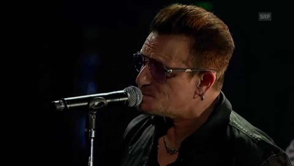 U2 treten an der Bambi-Verleihung auf