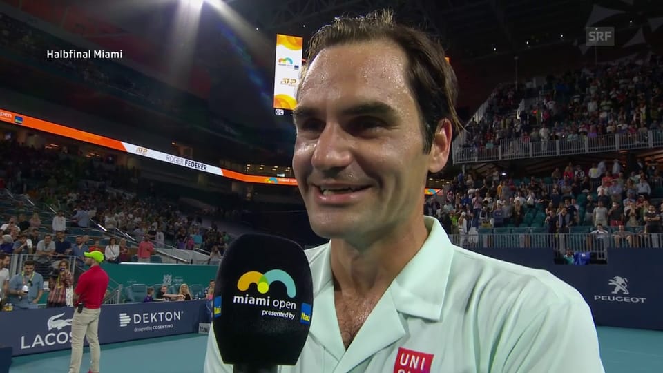 Federer: «Bin sehr zufrieden mit meiner Variation» (engl.)