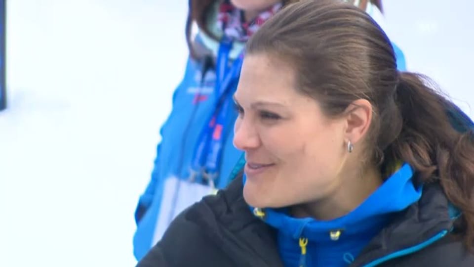 Kronprinzessin Victoria an der nordischen Ski-WM