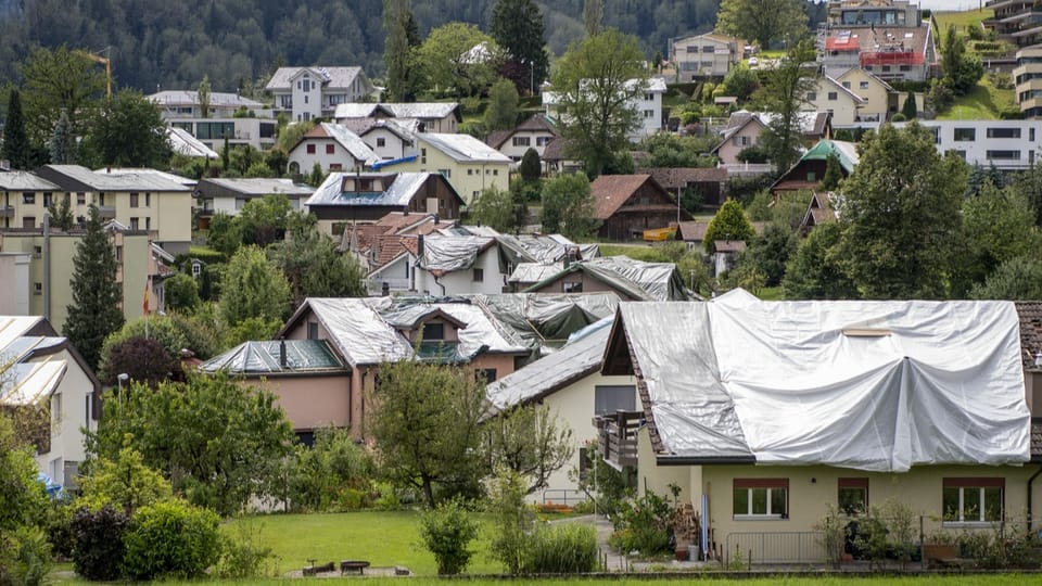 Hagelschäden im Kanton Luzern: Es wird Monate dauern, bis alle Dächer repariert sind