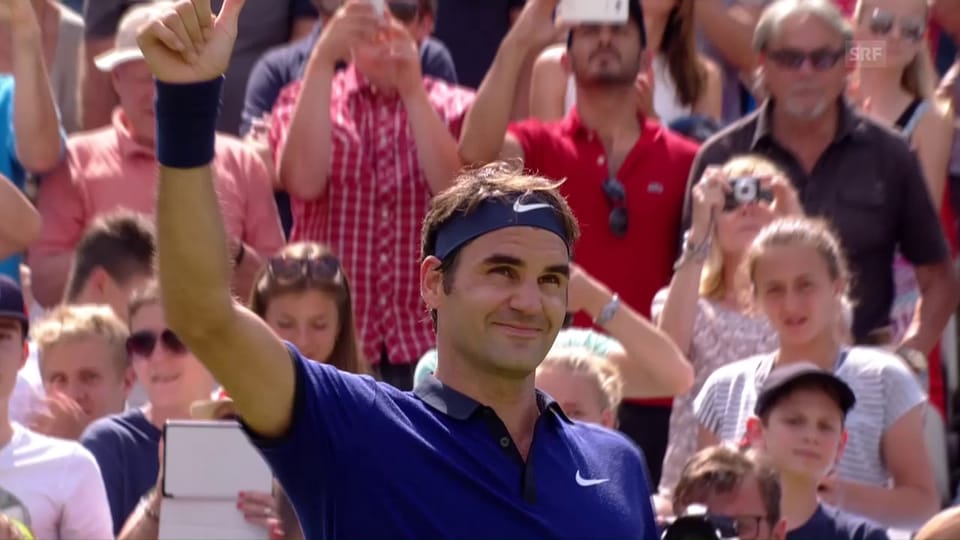 Federer in Stuttgart dank starken Nerven im Halbfinal