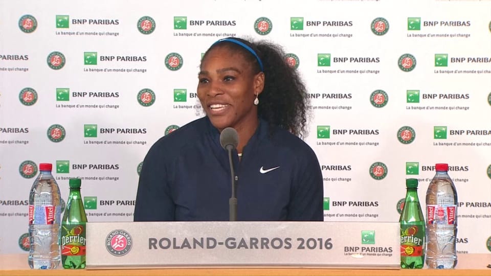 Serena Williams nach ihrer Finalniederlage (sntv)