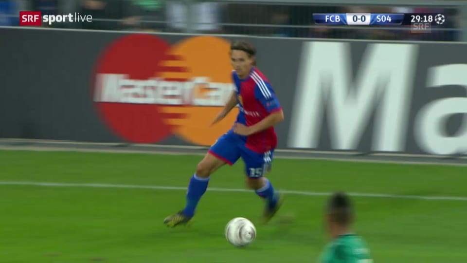 Basel reibt sich an der Schalke-Verteidigung auf.