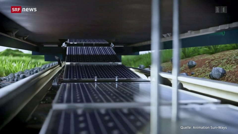 «Die Idee»: «Sun-Ways» will aus Bahntrassen Solarkraftwerke machen