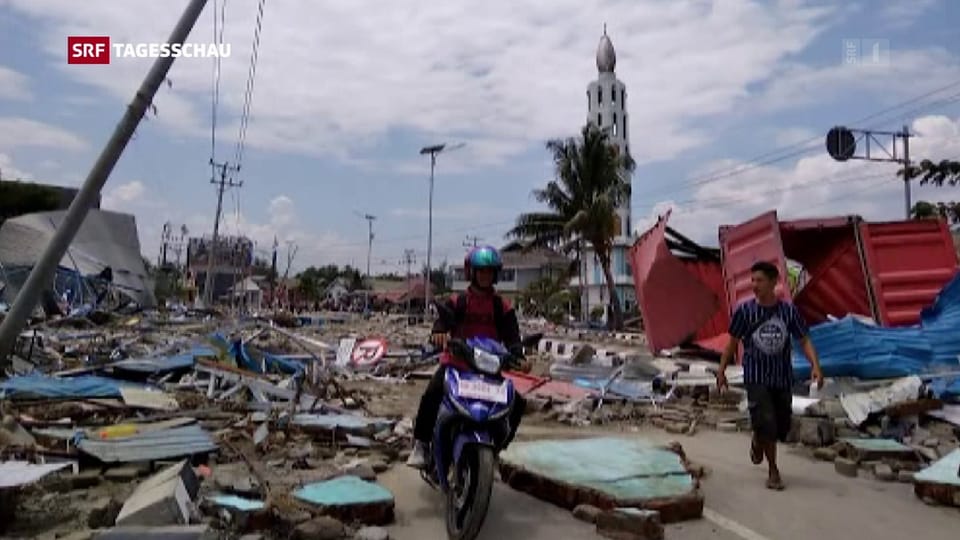Erdbeben und Tsunami fordert in Indonesien viele Menschenleben