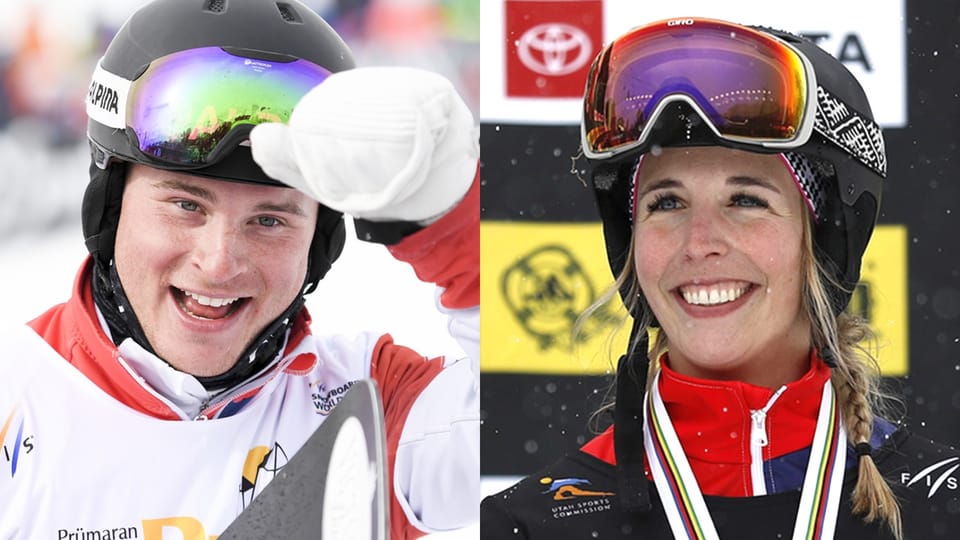 Das Snowboard-Paar Caviezel-Jenny will den ersten Weltcup-Sieg