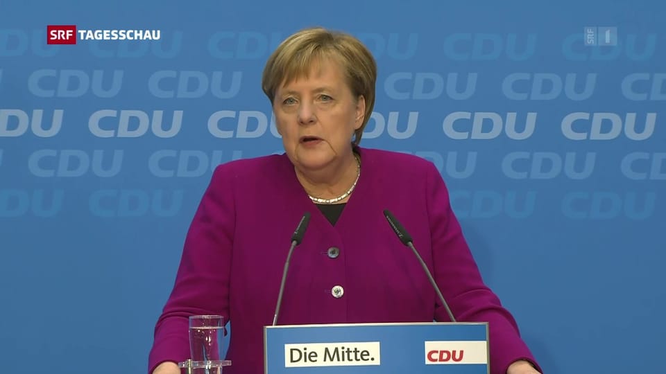Angela Merkel gibt Parteivorsitz ab
