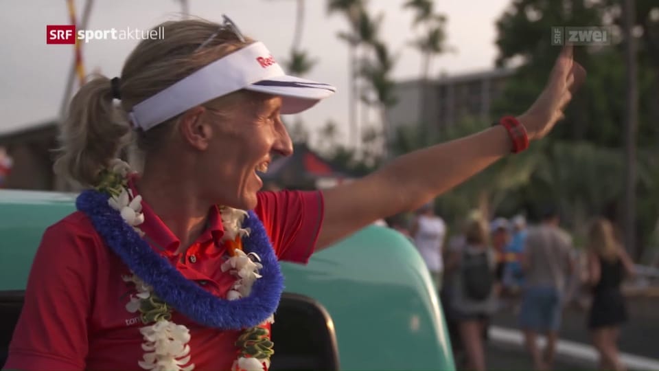 Badmann vor ihrem letzten Elite-Start auf Hawaii