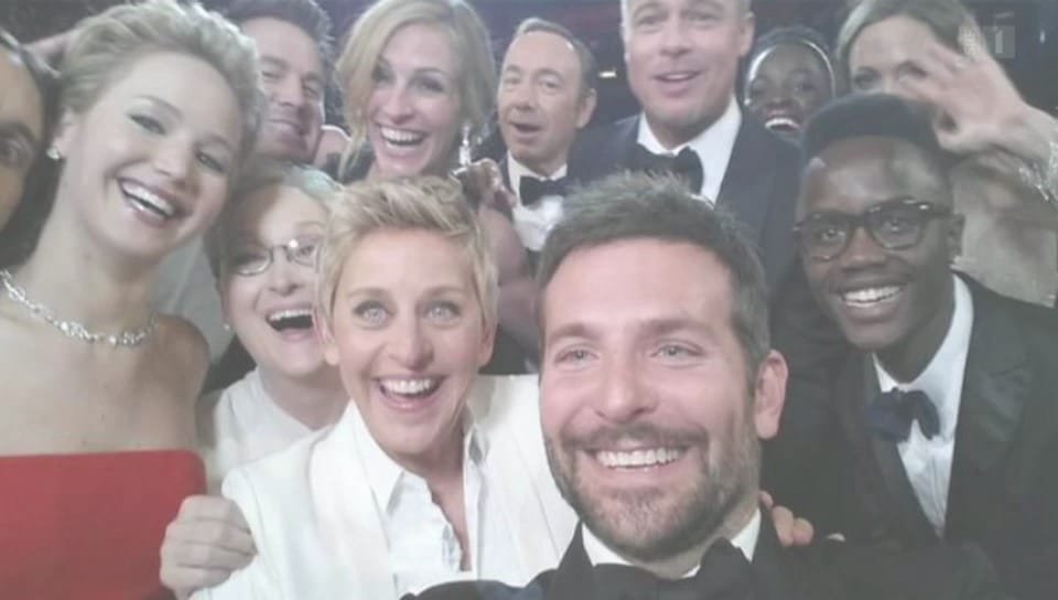 Das berühmteste Selfie der Oscar-Geschichte