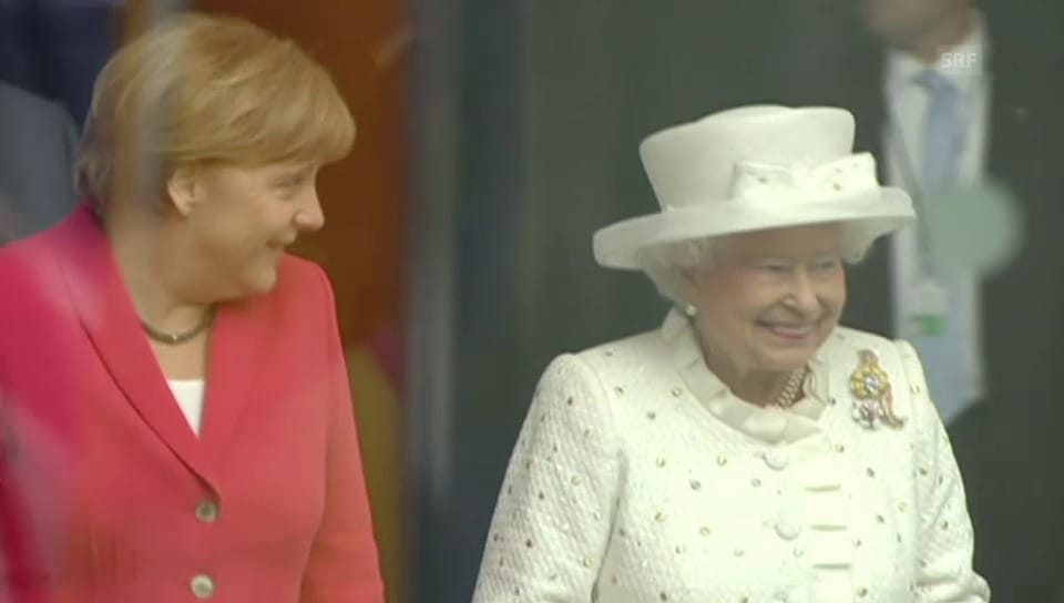 Royaler Besuch bei Angela Merkel (unkommentiert)