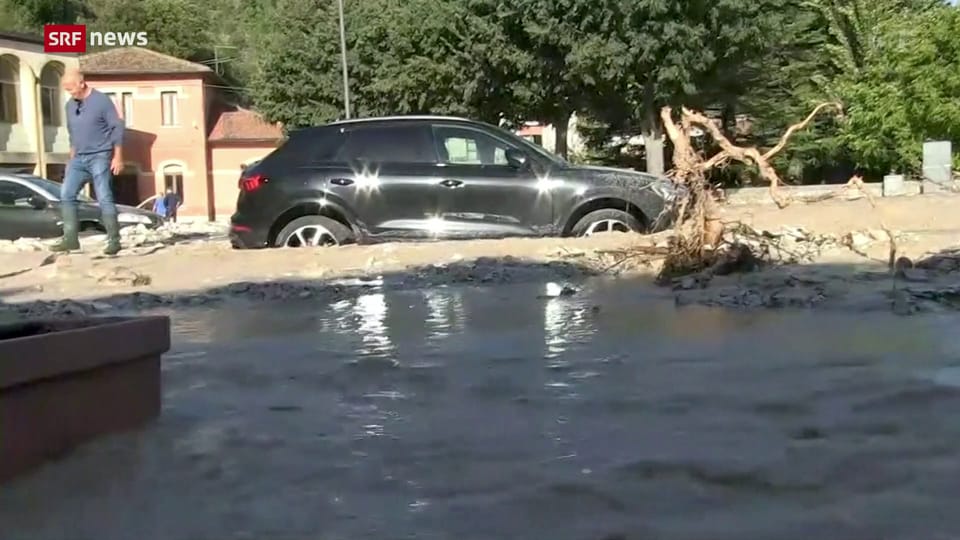 Überschwemmungen an der italienischen Adriaküste