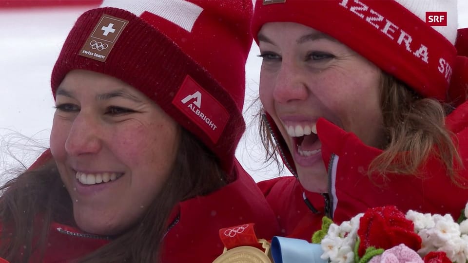 Gisin sichert der Schweiz die 5. alpine Goldmedaille in Peking