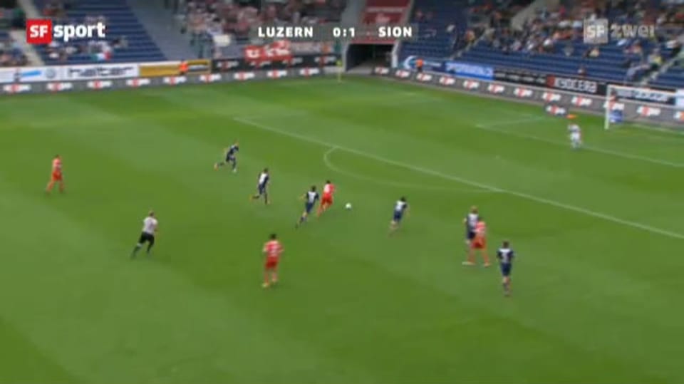 Serey Die trifft bei Sions 3:0 in Luzern.