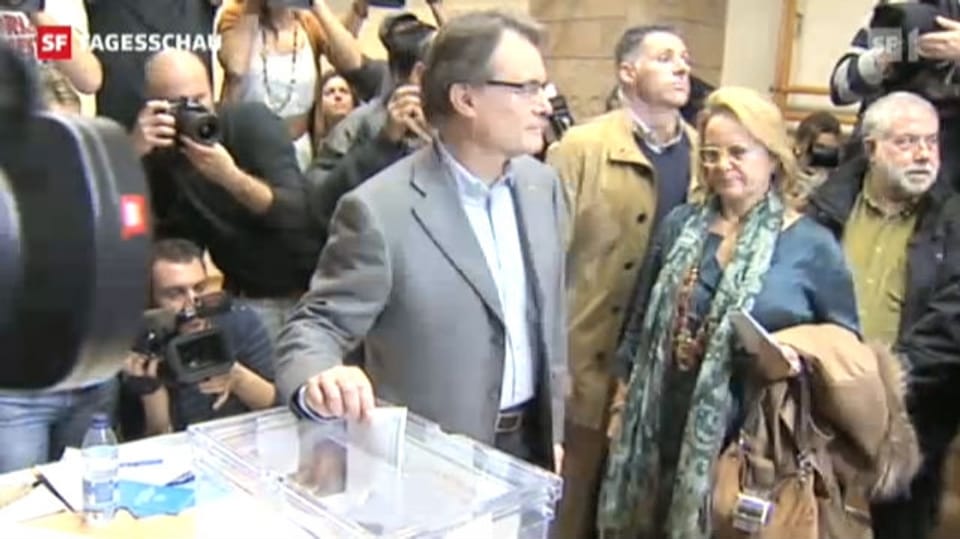 Will sich vom Diktat Spaniens loslösen: Regierungschefs Artur Mas. («Tagesschau» vom 25.11.2012)