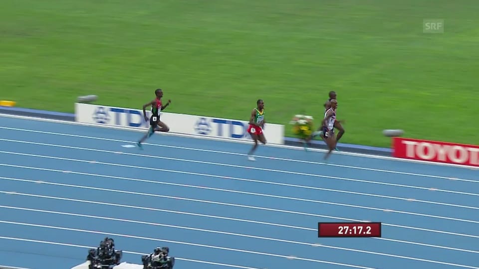 Farahs WM-Gold über 10'000 m 2013 in Moskau