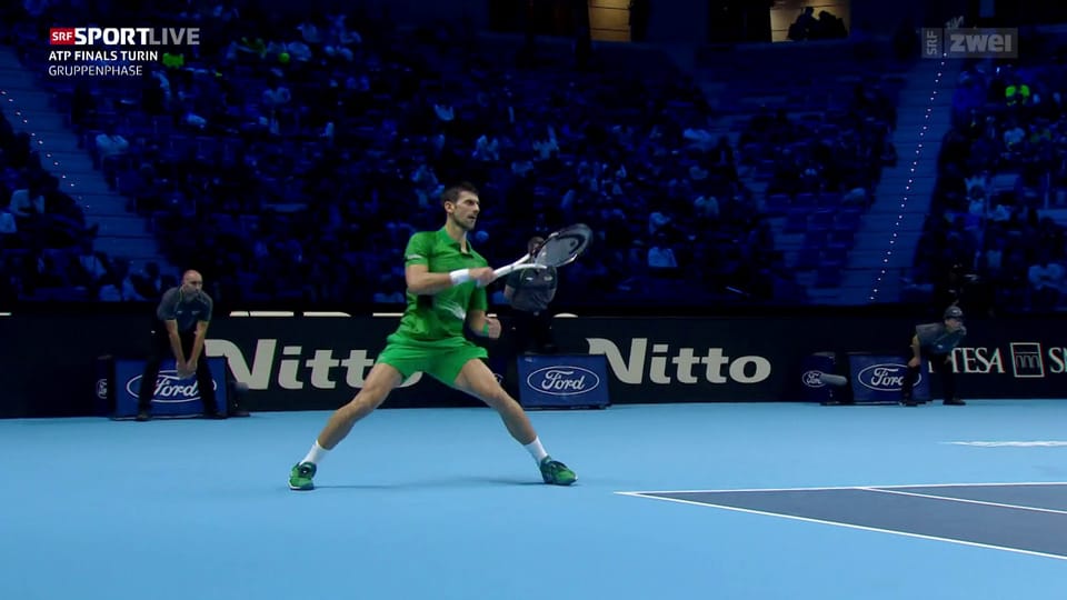 Djokovic wehrt Satzball nach Monster-Ballwechsel ab