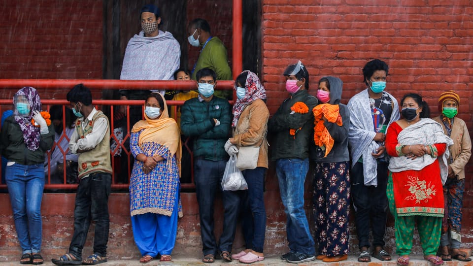 Nepal kämpf mit mehreren Krisen