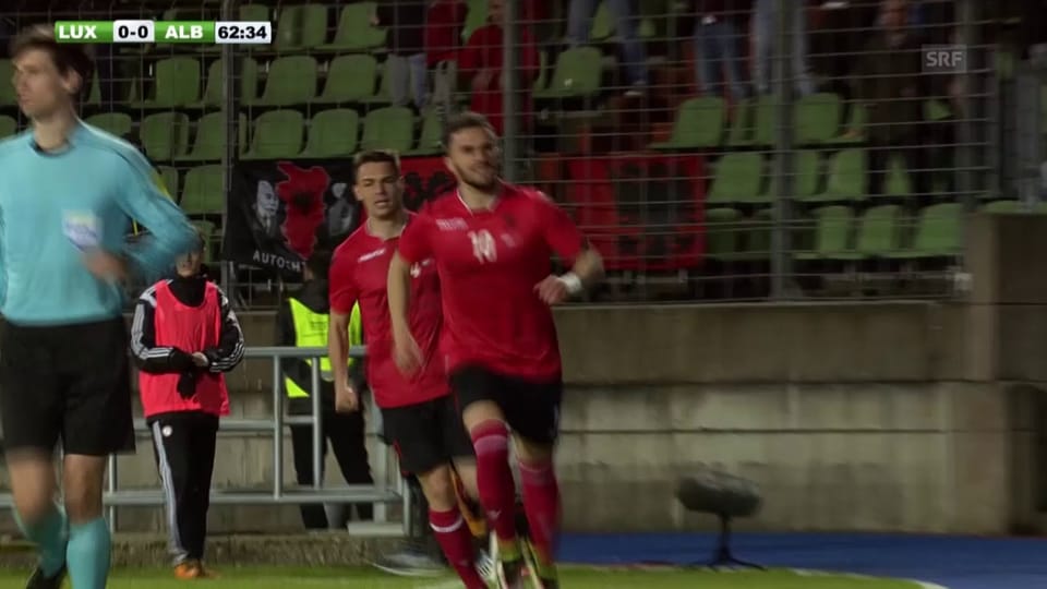 Albanien bezwingt Luxemburg mit 2:0