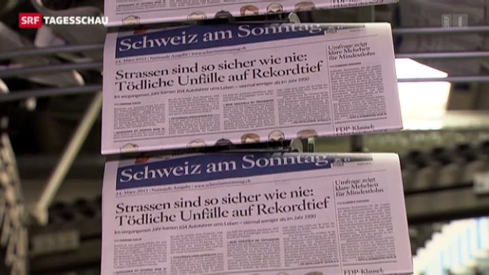 Neue Zeitung «Schweiz am Sonntag»