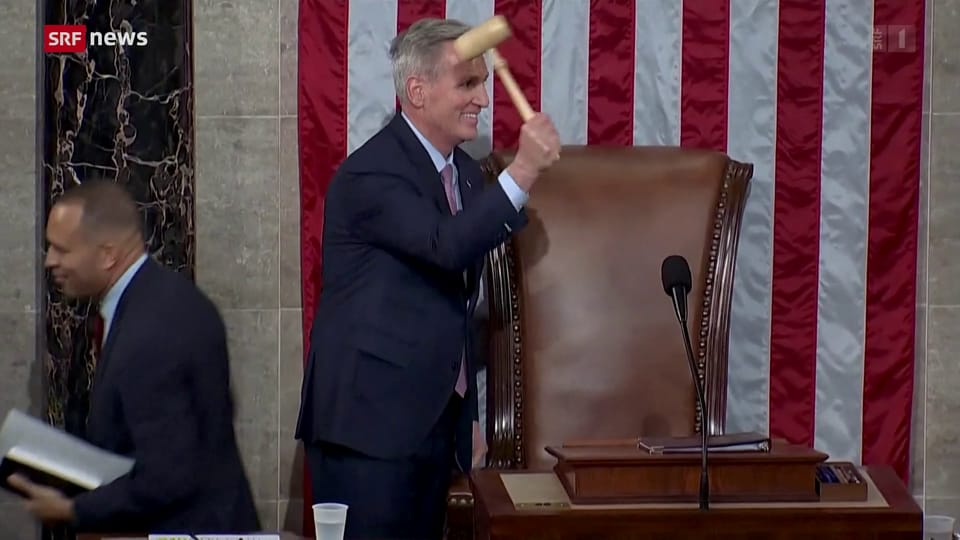 Kevin McCarthy ist neuer «Speaker» des US-Repräsentantenhauses